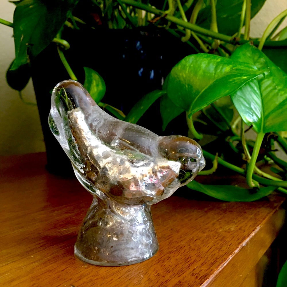 Mercury Glass Bird